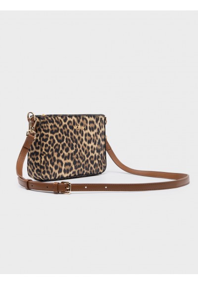Nolah Γυναικεία Τσάντα ώμου & χιαστί Pamela Brown Leopard
