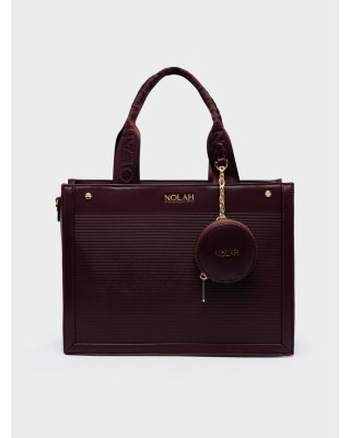 Nolah Γυναικεία Τσάντα ώμου & χιαστί Tote Burgundy