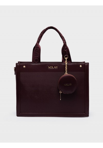 Nolah Γυναικεία Τσάντα ώμου & χιαστί Tote Burgundy