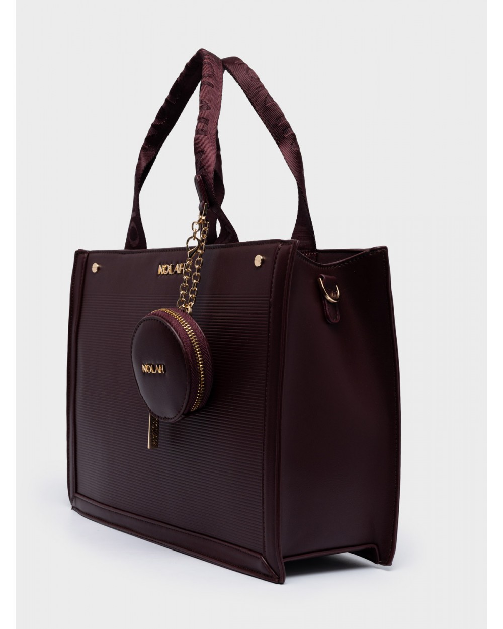 Nolah Γυναικεία Τσάντα ώμου & χιαστί Tote Burgundy Γυναικείες Τσάντες