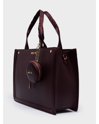 Nolah Γυναικεία Τσάντα ώμου & χιαστί Tote Burgundy