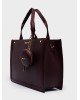 Nolah Γυναικεία Τσάντα ώμου & χιαστί Tote Burgundy Γυναικείες Τσάντες