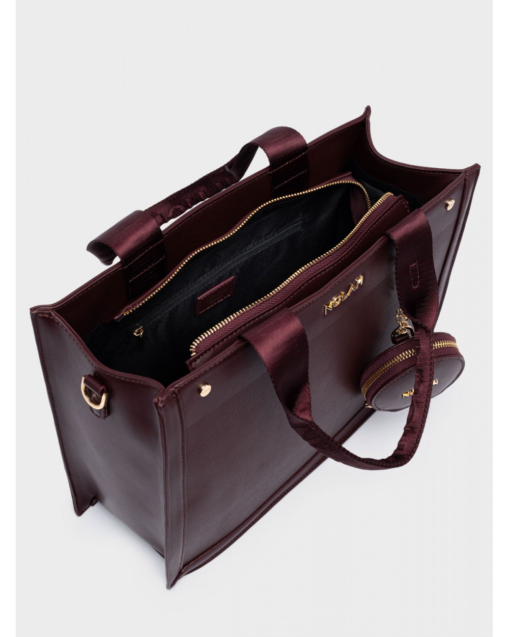 Nolah Γυναικεία Τσάντα ώμου & χιαστί Tote Burgundy Γυναικείες Τσάντες