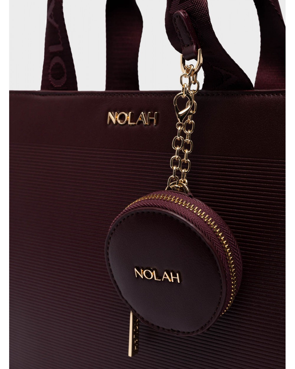 Nolah Γυναικεία Τσάντα ώμου & χιαστί Tote Burgundy Γυναικείες Τσάντες