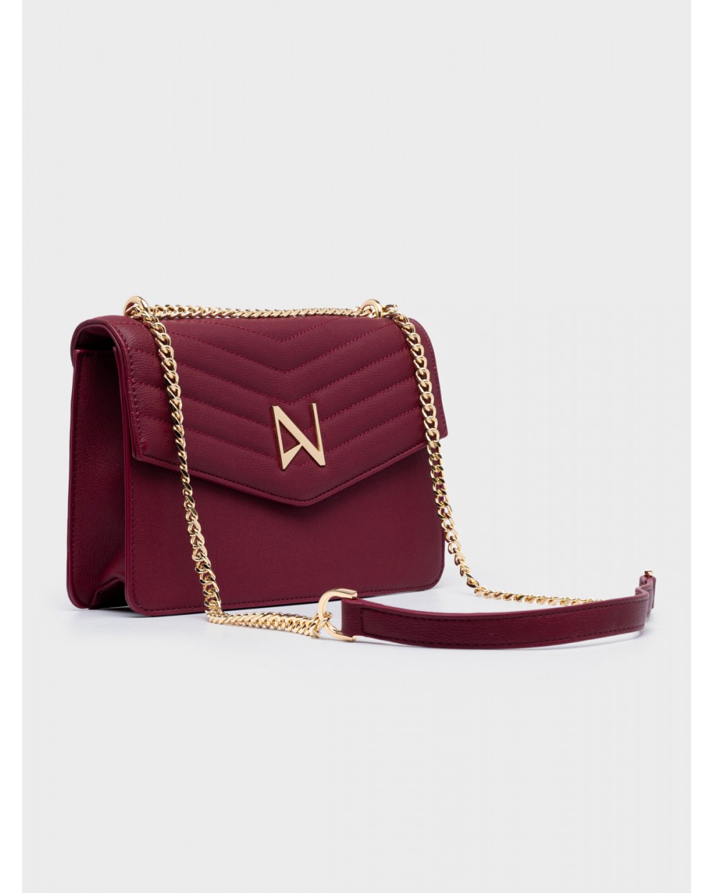 Nolah Γυναικεία Τσάντα ώμου & χιαστί Mia Burgundy Γυναικείες Τσάντες