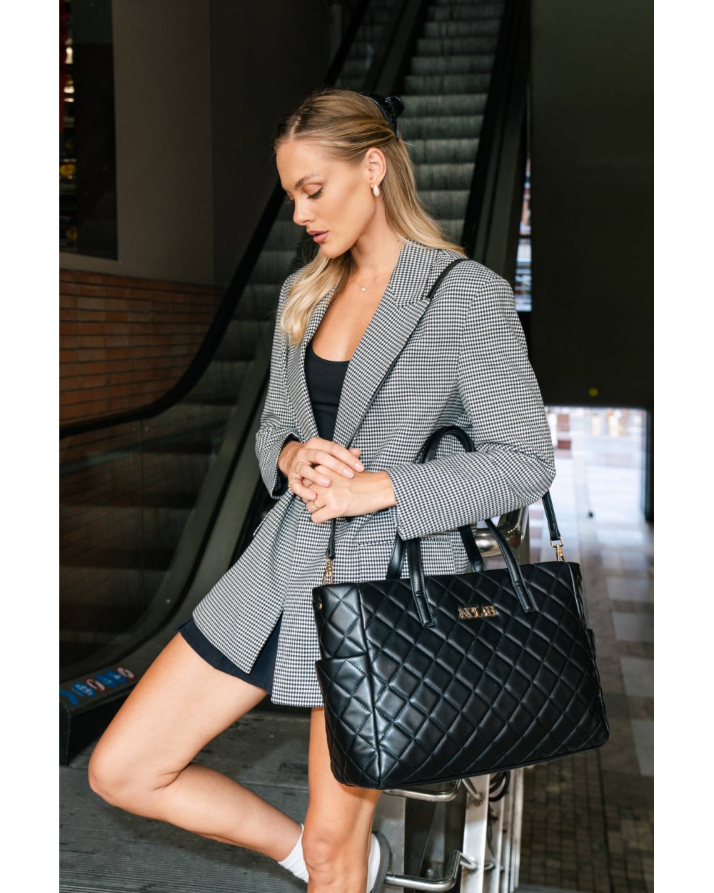 Nolah Γυναικεία Τσάντα ώμου Skiper Black Γυναικείες Τσάντες