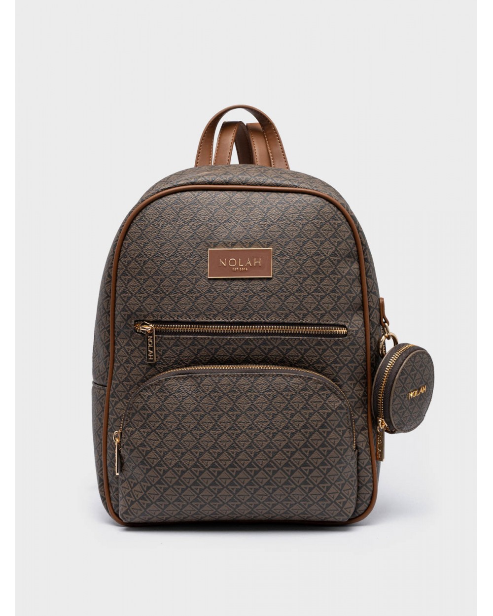 Nolah Γυναικεία Βackpack Jackblue Brown Γυναικείες Τσάντες