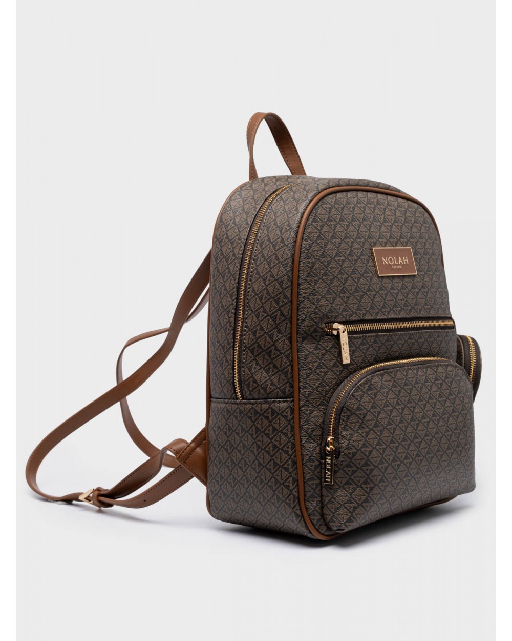 Nolah Γυναικεία Βackpack Jackblue Brown Γυναικείες Τσάντες
