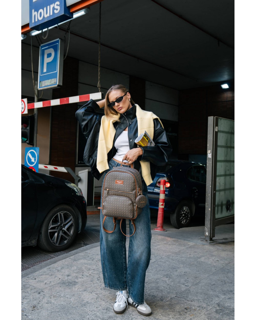 Nolah Γυναικεία Βackpack Jackblue Brown Γυναικείες Τσάντες