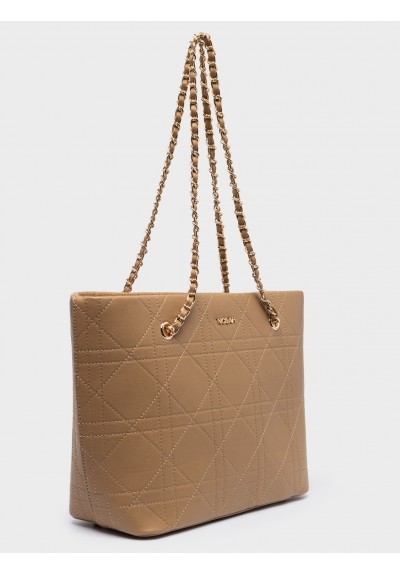 Nolah Γυναικεία Τσάντα ώμου Persefoni Beige