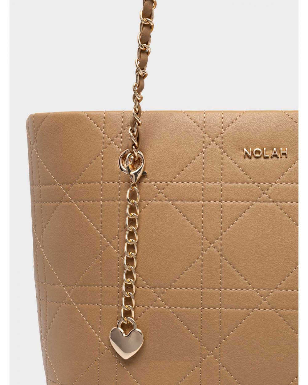 Nolah Γυναικεία Τσάντα ώμου Persefoni Beige Γυναικείες Τσάντες