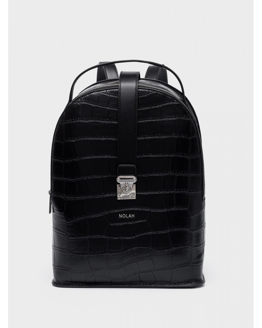 Nolah Γυναικεία Backpack Domino Black Silver Γυναικείες Τσάντες