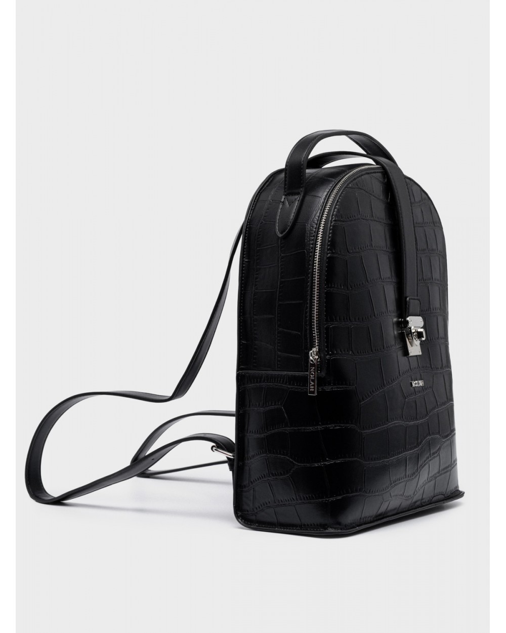 Nolah Γυναικεία Backpack Domino Black Silver Γυναικείες Τσάντες