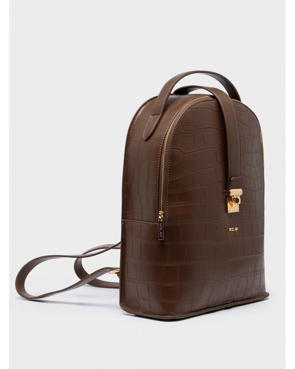 Nolah Γυναικεία Backpack Domino Brown Γυναικείες Τσάντες