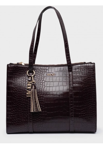 Nolah Γυναικεία Τσάντα ώμου Melody Dark Brown