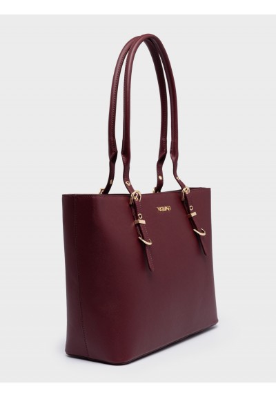 Nolah Γυναικεία Τσάντα ώμου Freya Burgundy