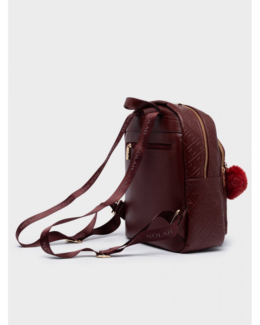 Nolah Γυναικεία Backpack Lion Burgundy Γυναικείες Τσάντες