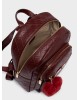Nolah Γυναικεία Backpack Lion Burgundy Γυναικείες Τσάντες