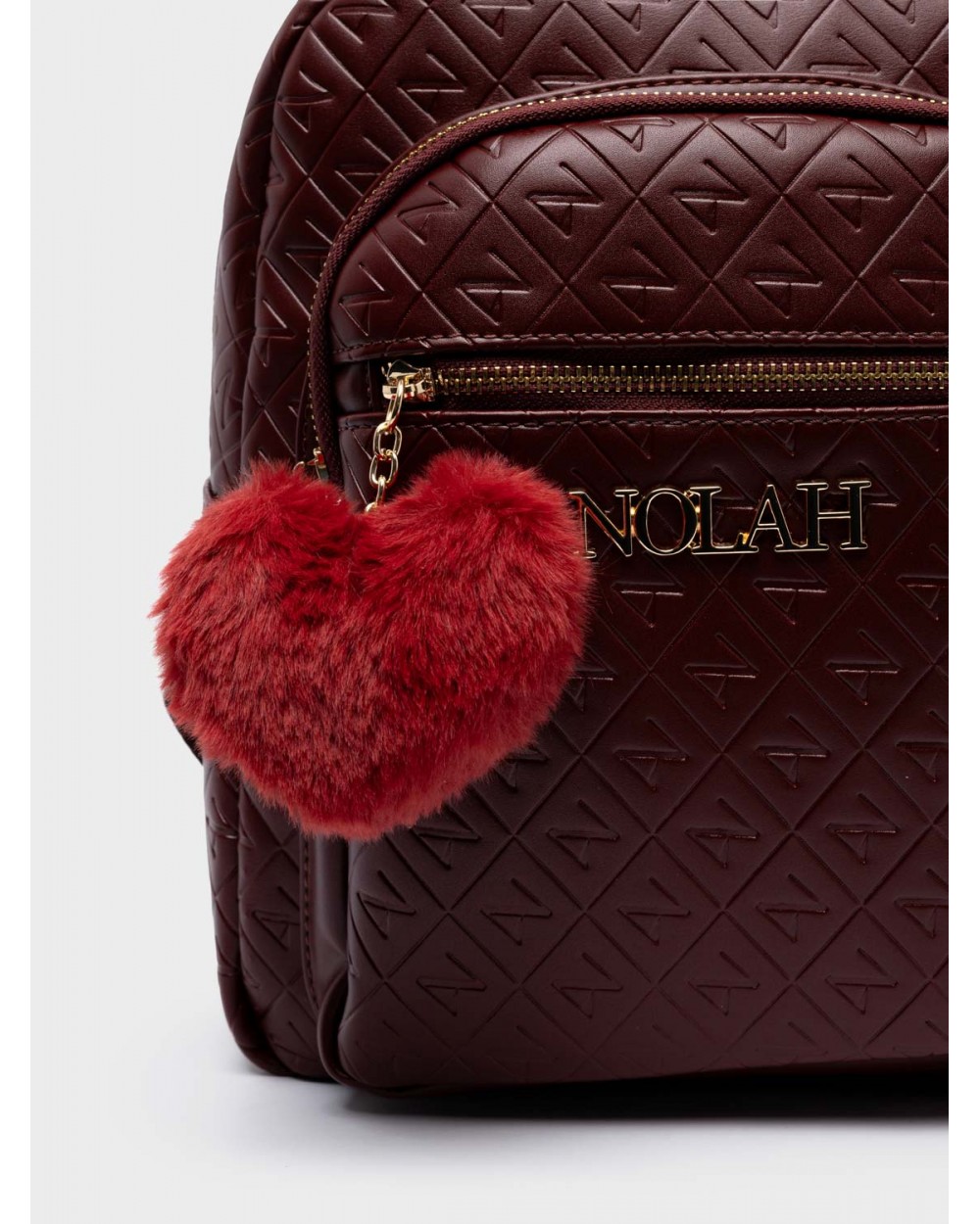 Nolah Γυναικεία Backpack Lion Burgundy Γυναικείες Τσάντες