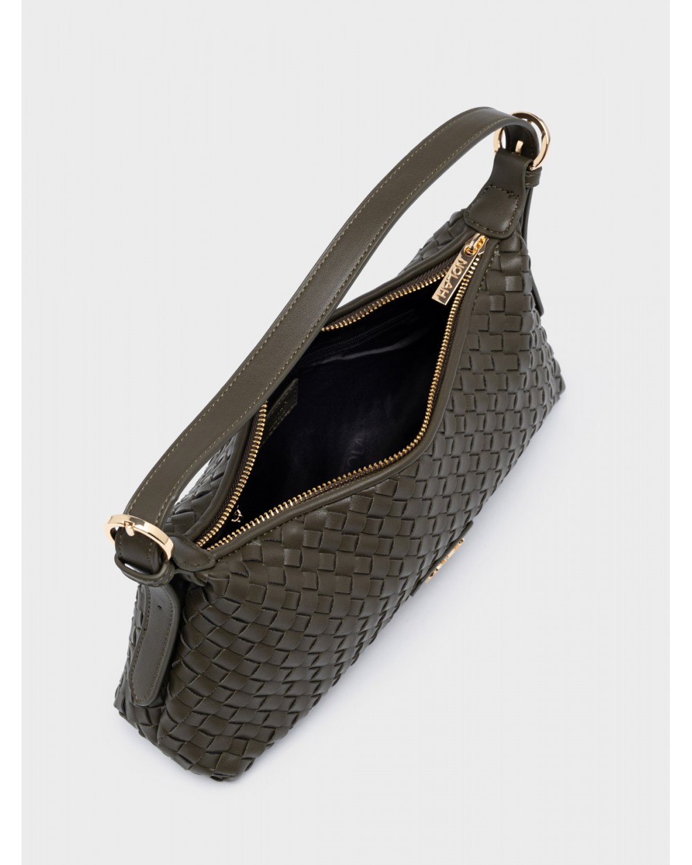 Nolah Γυναικεία Τσάντα ώμου & χιαστί Gilda Olive Light Gold Γυναικείες Τσάντες