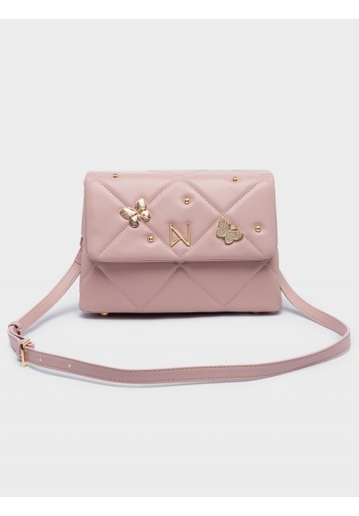 Nolah Γυναικεία Τσάντα ώμου & χιαστί Mariposa Pastel Pink
