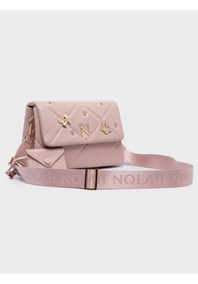 Nolah Γυναικεία Τσάντα ώμου & χιαστί Mariposa Pastel Pink
