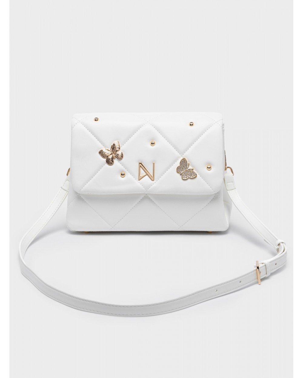Nolah Γυναικεία Τσάντα ώμου & χιαστί Mariposa White Γυναικείες Τσάντες