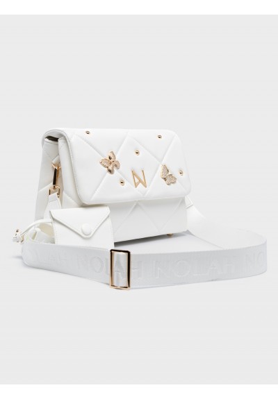 Nolah Γυναικεία Τσάντα ώμου & χιαστί Mariposa White