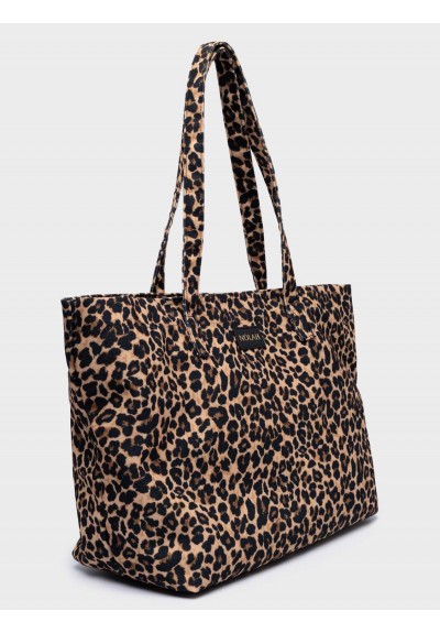 Nolah Γυναικεία Τσάντα ώμου θαλάσσης Yara Leopard
