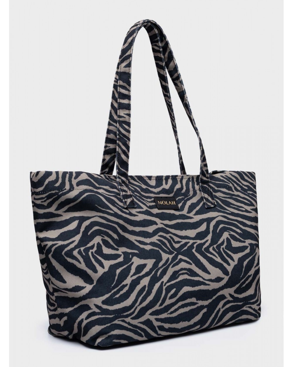 Nolah Γυναικεία Τσάντα ώμου θαλάσσης Nayara Black Zebra Γυναικείες Τσάντες