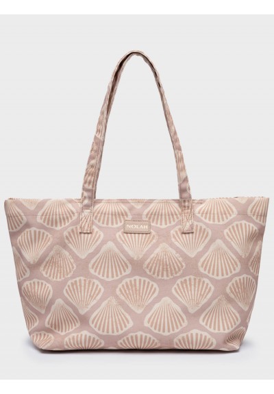 Nolah Γυναικεία Τσάντα ώμου θαλάσσης Coralenia Pink