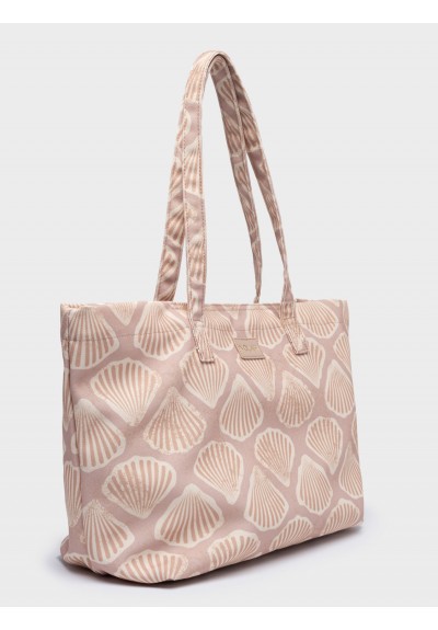 Nolah Γυναικεία Τσάντα ώμου θαλάσσης Coralenia Pink