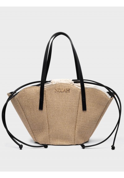 Nolah Γυναικεία Τσάντα ώμου Beach Oceania Beige Black