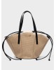 Nolah Γυναικεία Τσάντα ώμου Beach Oceania Beige Black Γυναικείες Τσάντες