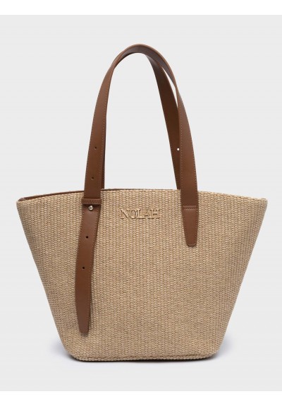 Nolah Γυναικεία Τσάντα ώμου Clifton Light Beige