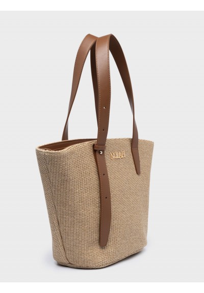 Nolah Γυναικεία Τσάντα ώμου Clifton Light Beige