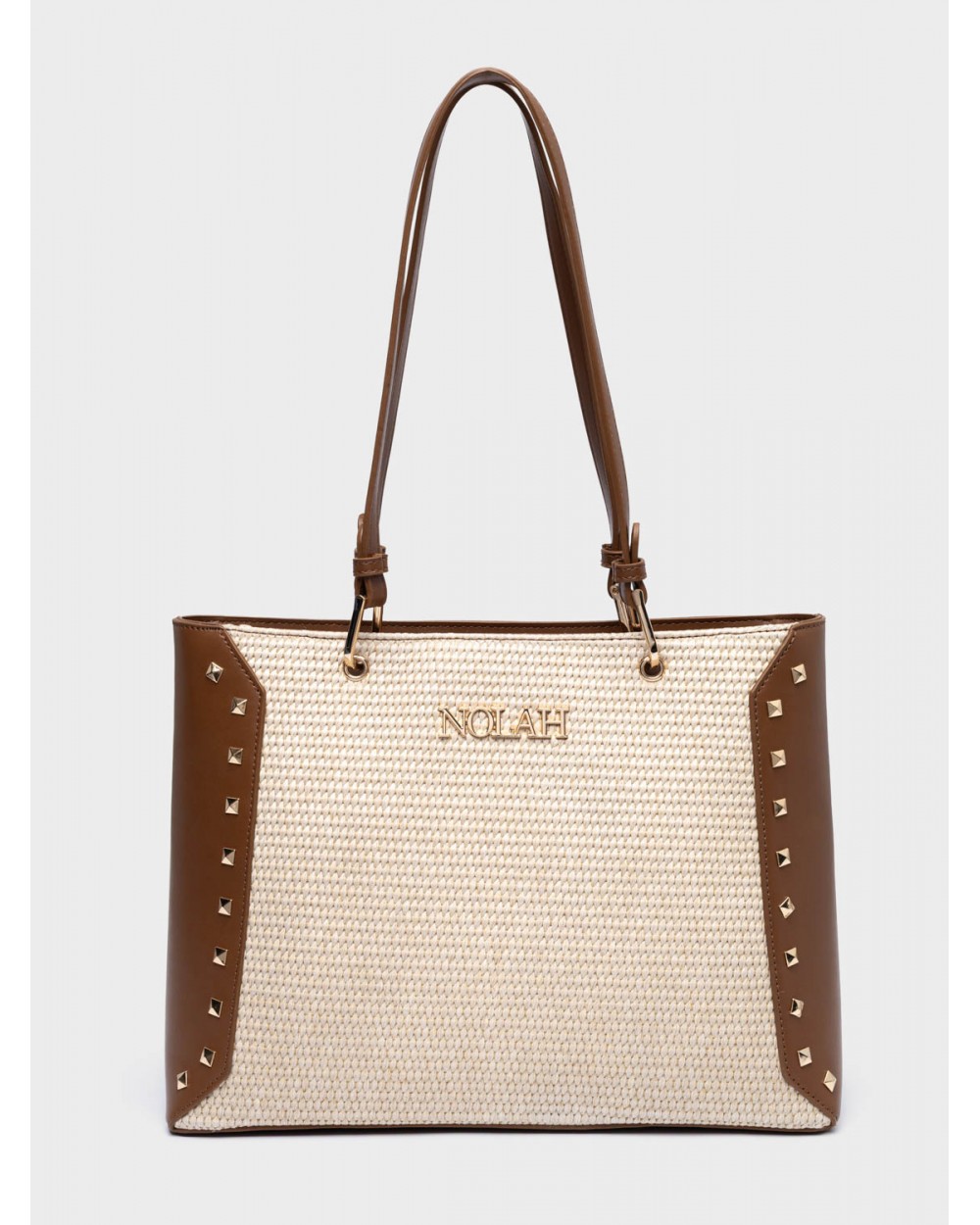 Nolah Γυναικεία Τσάντα ώμου Ipanema Cream Brown Γυναικείες Τσάντες