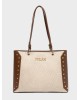 Nolah Γυναικεία Τσάντα ώμου Ipanema Cream Brown Γυναικείες Τσάντες