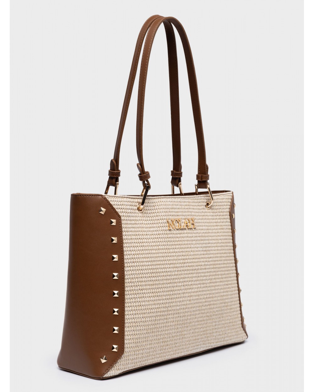 Nolah Γυναικεία Τσάντα ώμου Ipanema Cream Brown Γυναικείες Τσάντες