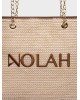 Nolah Γυναικεία Τσάντα ώμου Venice Beige Brown Γυναικείες Τσάντες