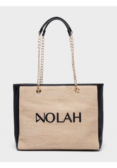 Nolah Γυναικεία Τσάντα ώμου Venice Beige Black