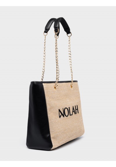 Nolah Γυναικεία Τσάντα ώμου Venice Beige Black