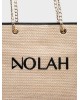 Nolah Γυναικεία Τσάντα ώμου Venice Beige Black Γυναικείες Τσάντες