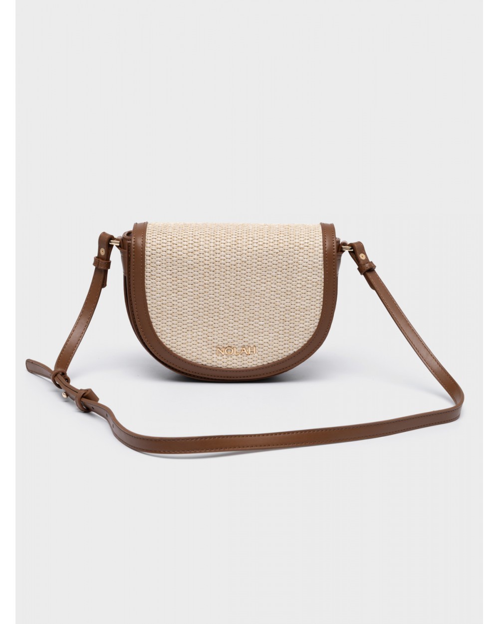 Nolah Γυναικεία Τσάντα ώμου & χιαστί Ludmila Brown Γυναικείες Τσάντες