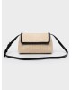 Nolah Γυναικεία Τσάντα ώμου & χιαστί Playa Beige Black Γυναικείες Τσάντες