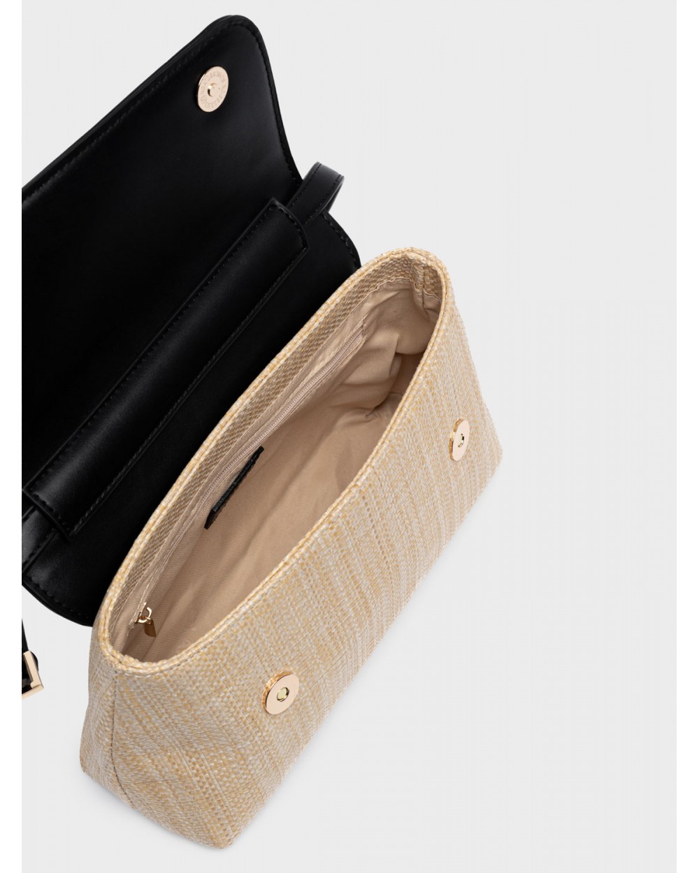 Nolah Γυναικεία Τσάντα ώμου & χιαστί Playa Beige Black Γυναικείες Τσάντες