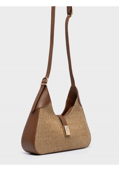 Nolah Γυναικεία Τσάντα ώμου & χιαστί Bondi Brown