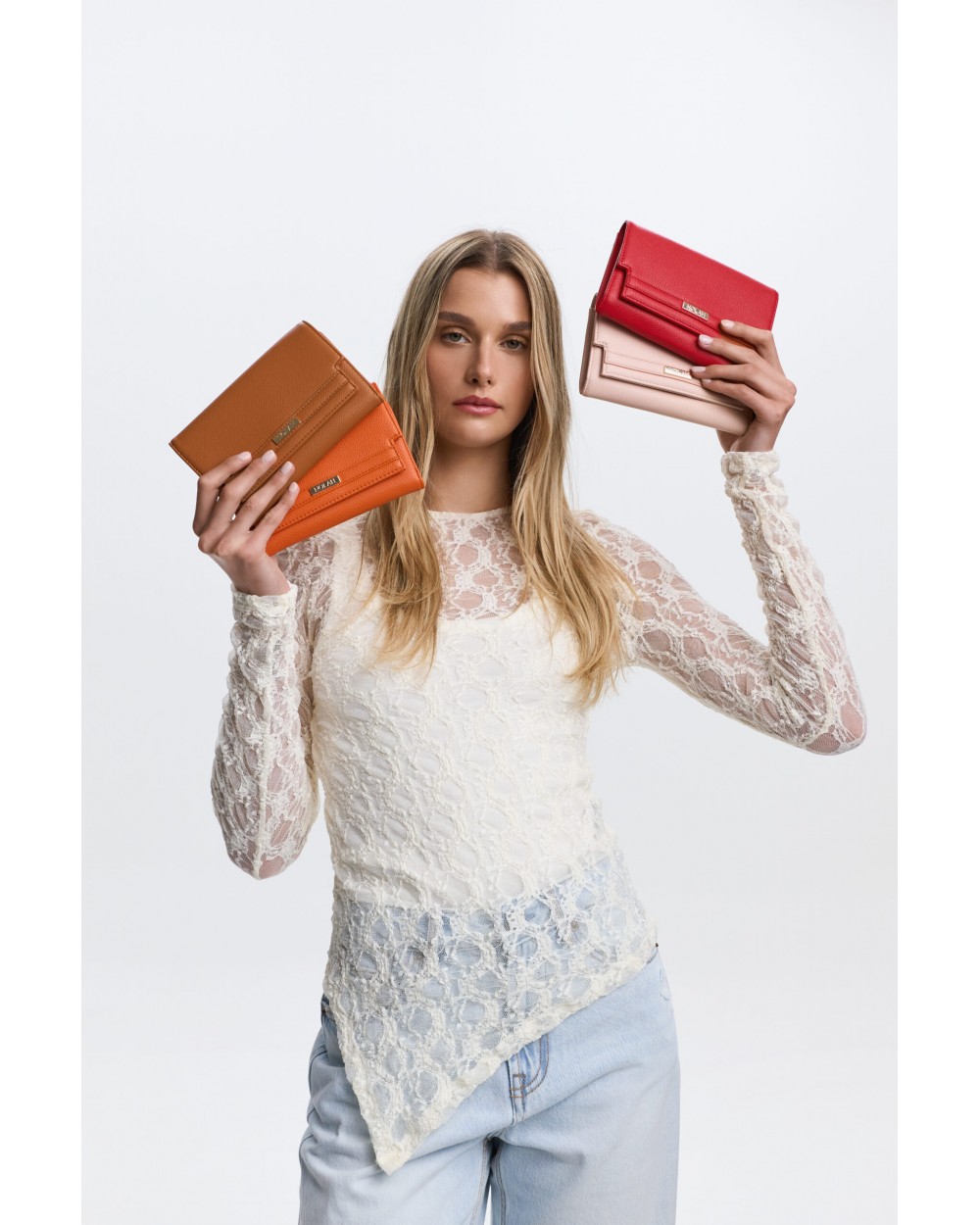 Nolah Γυναικείο Πορτοφόλι Madelia Red Γυναικεία Πορτοφόλια