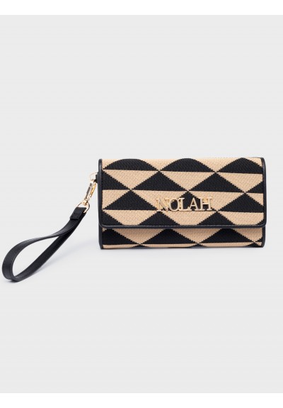 Nolah Γυναικείο Πορτοφόλι Romvous Beige Black