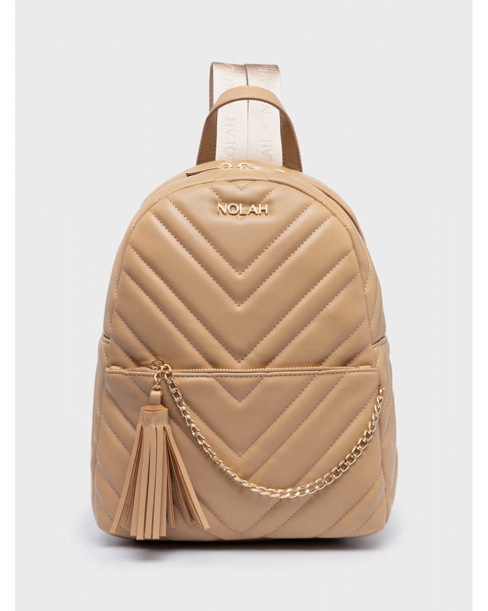 Nolah Γυναικεία Backpack Pedro Beige Γυναικείες Τσάντες